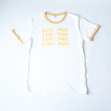 LUV PWR Ringer Tee