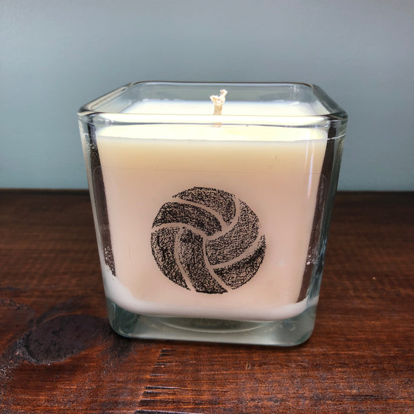 Chalk Volleyball Candle